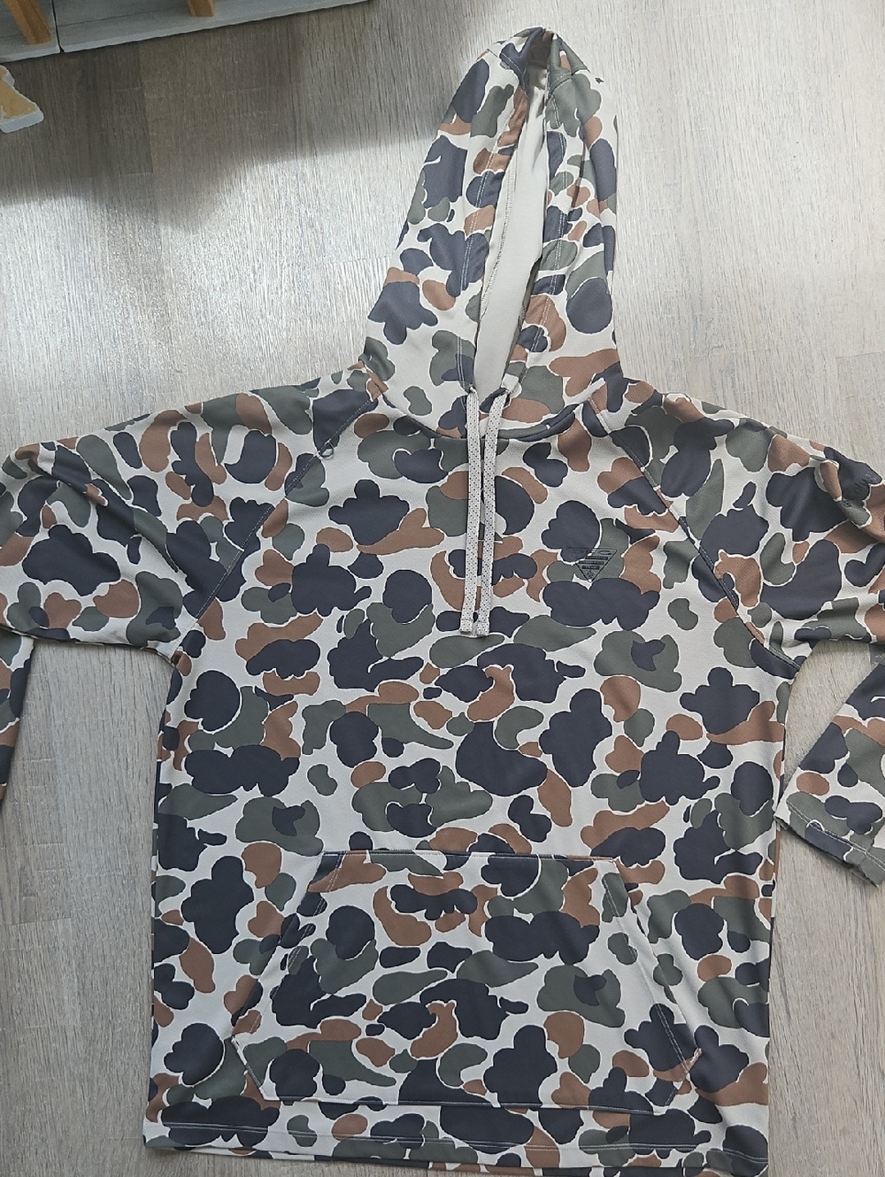 Columbia Men's Camo Hoodie in Green, Brown, Black